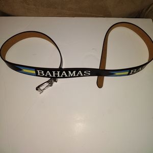 Leather Belt w/ buckle- Bahamas